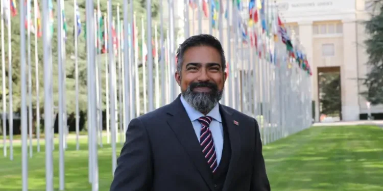 Kumar Iyer CMG portrait. Photo by the foreign Office.
