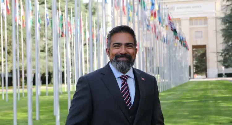 Kumar Iyer CMG portrait. Photo by the foreign Office.
