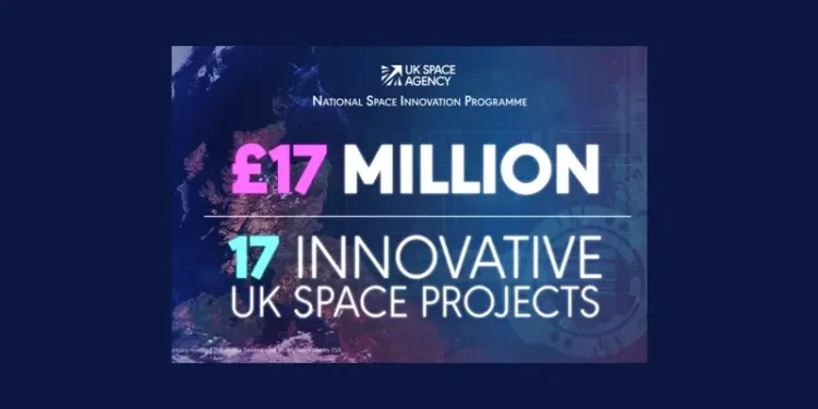 The UK Space Agency has announced £17 million for seventeen UK space projects. Graphics by the UK Space Agency.