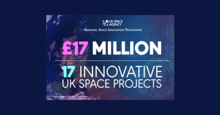The UK Space Agency has announced £17 million for seventeen UK space projects. Graphics by the UK Space Agency.