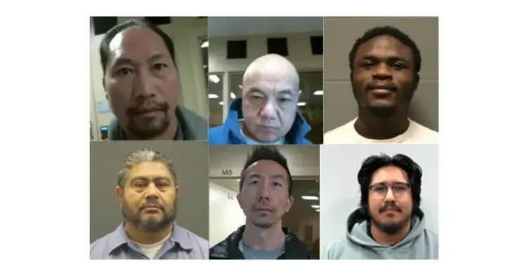 ICE recent arrests. Photos by Ice.