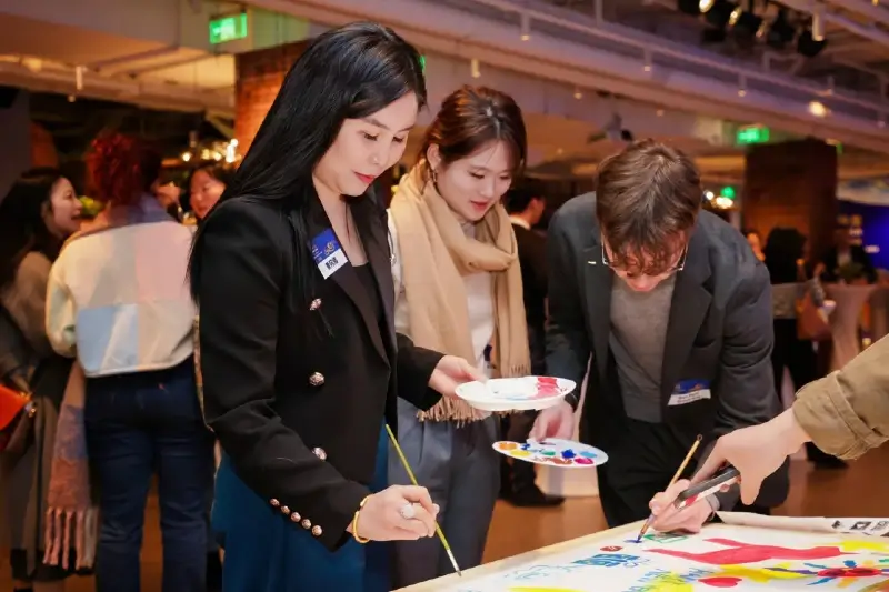 Media Salon participation. Photo by the European Union.