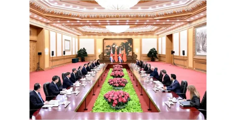 President Xi Jinping Meets with U.K. Prime Minister Keir Starmer. Photo by Chinese Ministry of Foreign Affairs