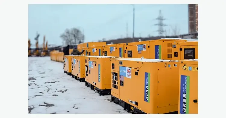 British Generators destined for Ukraine. Photo by UNICEF.