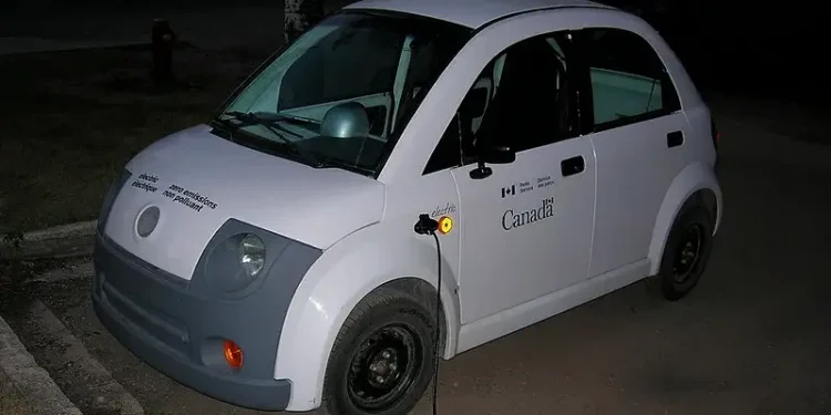 Canadian Electric car. Photo by Dano.