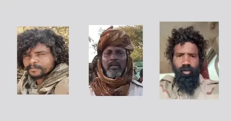 Elfateh Abdullah Idris Adam a.k.a. Abu Lulu, Gedo Hamdan Ahmed Mohamed and Elfateh Adollah Idris Adam. Photo by US Treasury