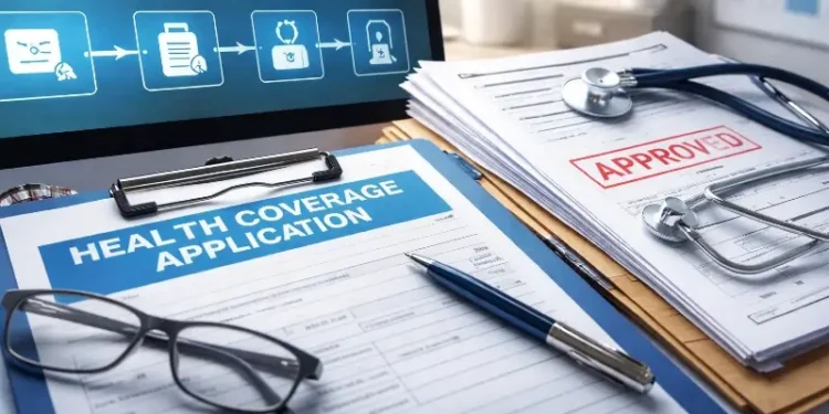 Healthcare Coverage Application. Graphics generated by ChatGPT.