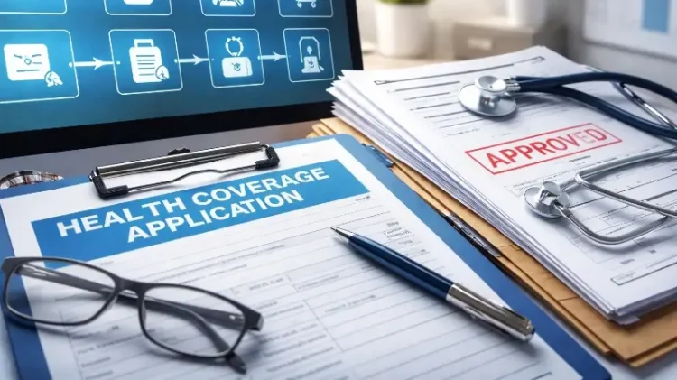 Healthcare Coverage Application. Graphics generated by ChatGPT.