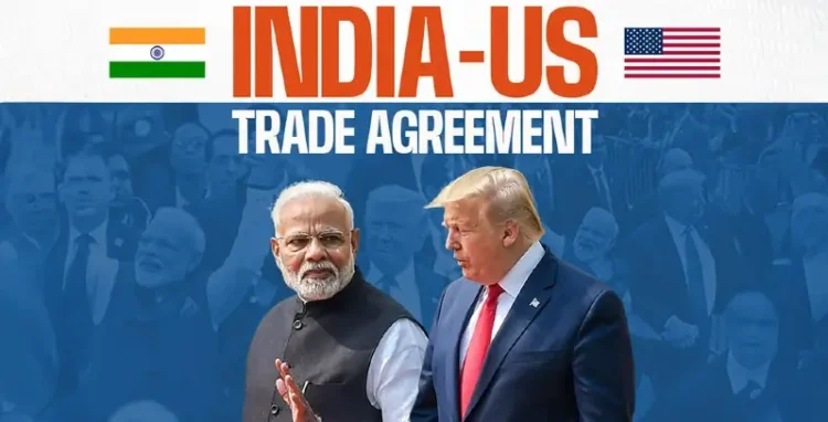 India-US Trade Agreement. Photo and artwork by the Ministry of Commerce and Industry.