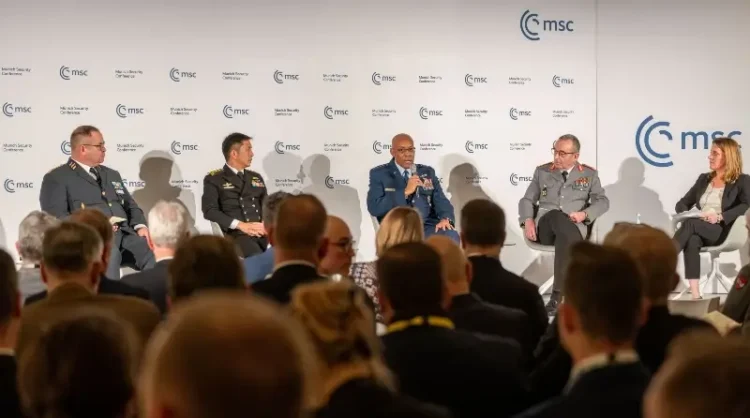 Military discussion at the conference in 2025. Photo by The Munich Security Conference.