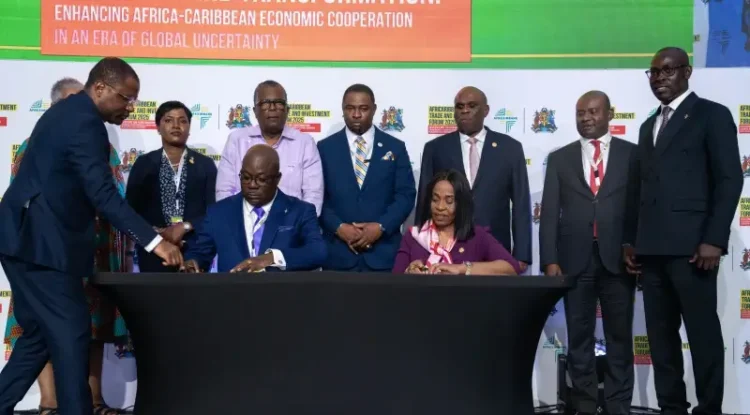 Official signing of the financing agreement. Photo by Afreximbank.