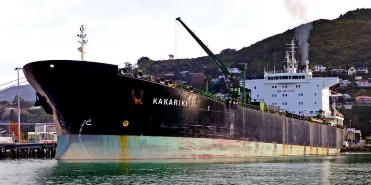 Oil Tanker. Photo by Bernard Spragg.