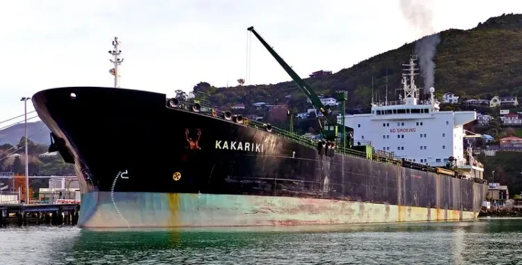 Oil Tanker. Photo by Bernard Spragg.