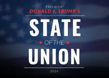 President Trump's State of the Union speech 2026. Artwork by the White House