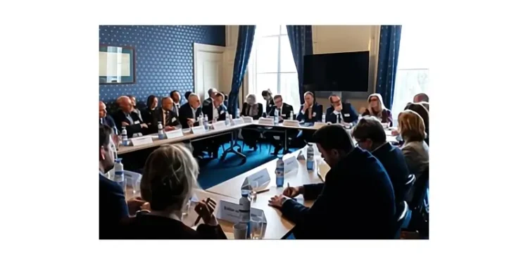 Roundtable at the North Sea Neighbours Conference in The Hague. Photo by the Foreign Office.