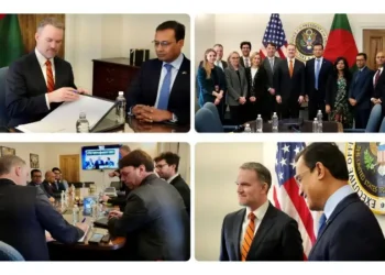 Signing of the US Agreement on Reciprocal Trade with Bangladesh. Photo by the Executive Office of the President.