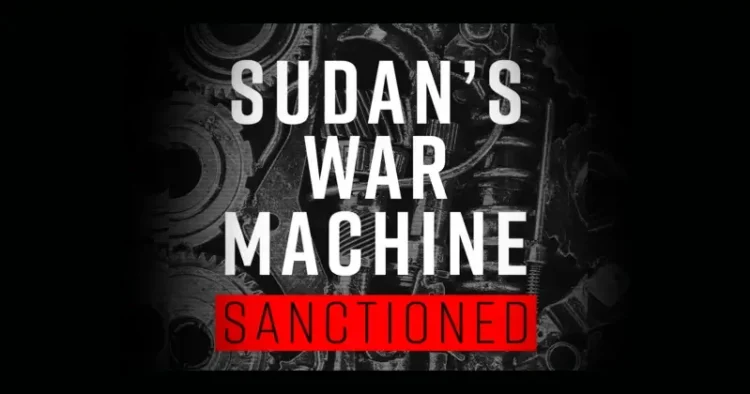 The UK has imposed new sanctions against 6 individuals fuelling Sudan’s war. Artwork by the Foreign Office.