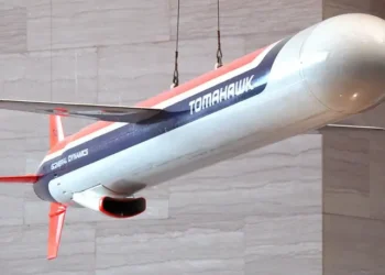 Tomahawk cruise missile - Smithsonian Air and Space Museum. Photo by Tim Evanson.