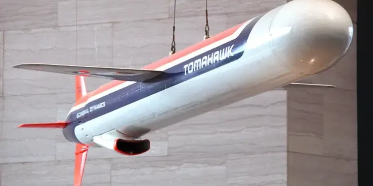 Tomahawk cruise missile - Smithsonian Air and Space Museum. Photo by Tim Evanson.