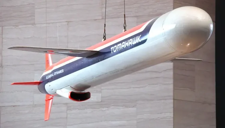 Tomahawk cruise missile - Smithsonian Air and Space Museum. Photo by Tim Evanson.