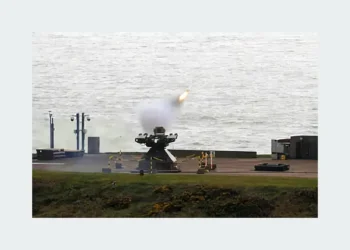The Rapid Sentry air defence system in training in the UK. Photo by the Ministry of Defence, Crown Copyright.