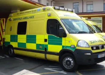 NHS Emergency Ambulance. Photo by Lydia Shiningbrightly.