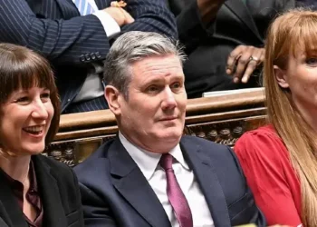 Rachel Reeves, Keir Starmer and Angela Rayner. Photo by © UK Parliament and Maria Unger.