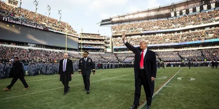 The Army-Navy NCAA College Football Game. Photo by The White House.