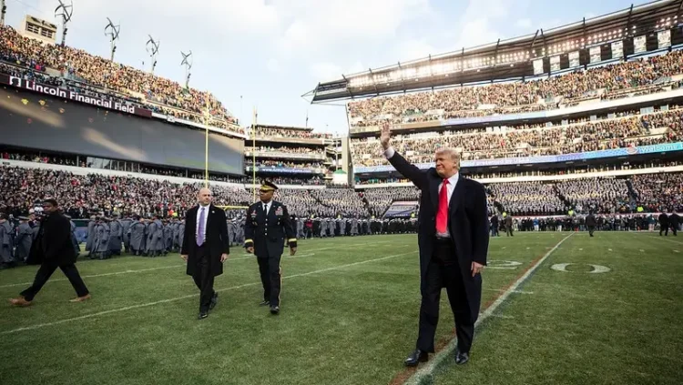 The Army-Navy NCAA College Football Game. Photo by The White House.