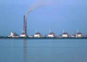 Ukraine Power Station, Kernkraftwerk Saporischschja. Photo by Ralf1969.