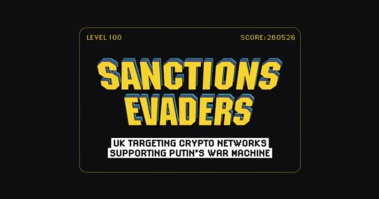 New sanctions also hit the Kremlin-backed A7 network. Artwork by the Foreign Office.