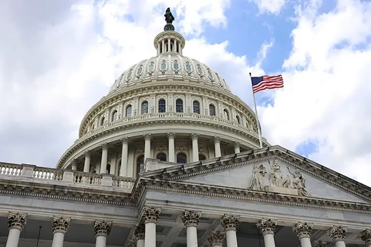 The front of the U.S. Capitol in Washington, April 6, 2022.  Photo by M. C. D Andrews.