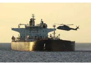 UK Armed Forces intercept a Russian shadow fleet vessel. Photo by the MOD. Crown Copyright