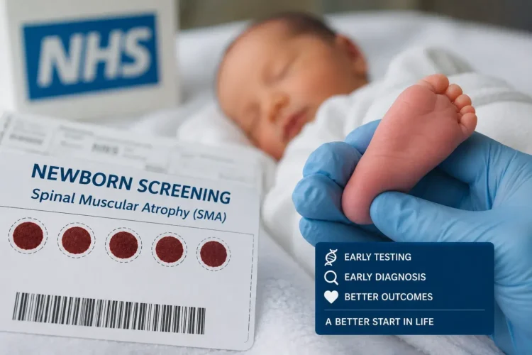 Newborn heel-prick screening for spinal muscular atrophy (SMA)