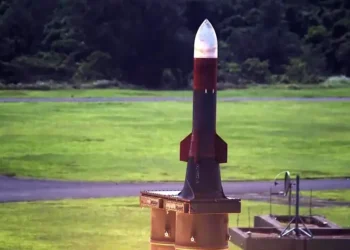 TK-4 ABM launch closeup. Photo by 國家中山科學研究院.
