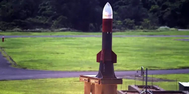 TK-4 ABM launch closeup. Photo by 國家中山科學研究院.