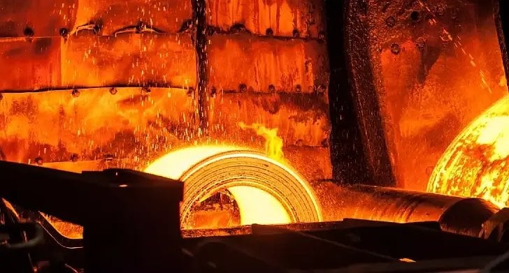 Steel production. Photo by Trade Remedies Authority.